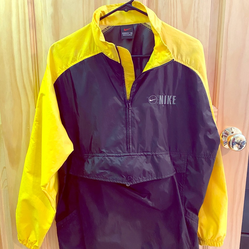 Black & Yellow Nike Windbreaker